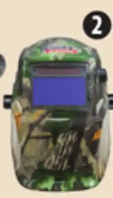 Canadian Tire Lincoln auto-dark welding helmet, camo offer