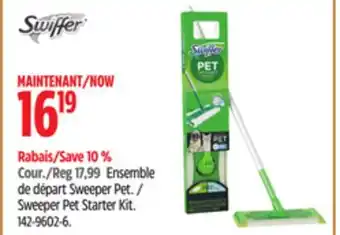 Canadian Tire Sweeper pet starter kit offer