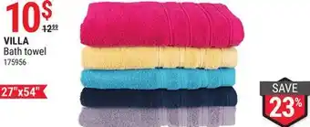 Rossy Villa bath towel offer