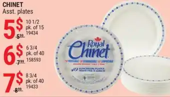 Rossy Chinet asst. plates offer