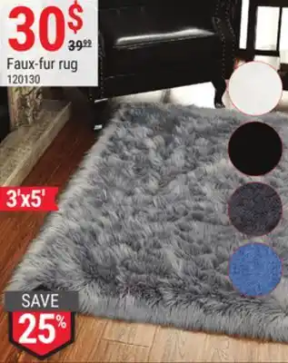 Rossy Faux-fur rug offer