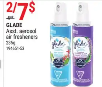 Rossy Glade asst. aerosol air fresheners offer
