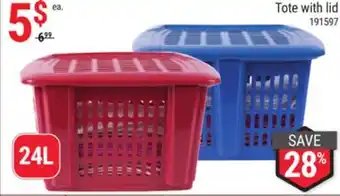 Rossy Tote with lid offer