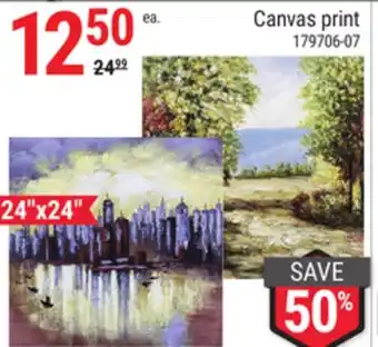 Rossy Canvas print offer