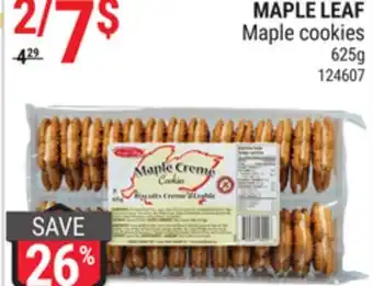 Rossy Maple leaf maple cookies offer