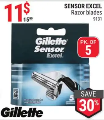 Rossy Gillette sensor excel razor blades offer