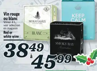 Marché Richelieu Vin rouge ou blanc | red or white wine offer