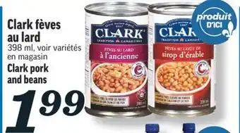 Marché Richelieu Fèves au lard clark | clark pork and beans offer