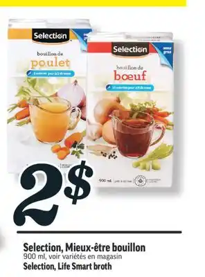 Marché Richelieu Bouillon selection, mieux‑être | selection, life smart broth offer