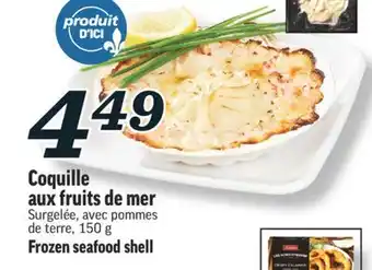 Marché Richelieu Coquille aux fruits de mer | frozen seafood shell offer