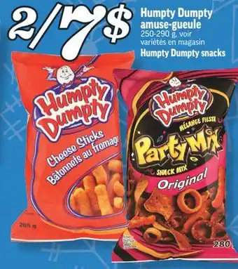 Marché Richelieu Amuse‑gueule humpty dumpty | humpty dumpty snacks offer