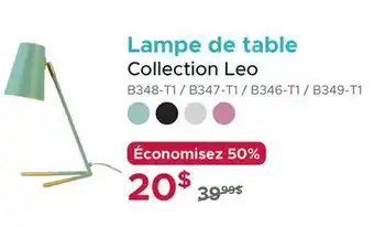 Bath Depot Lampe de table collection leo offer