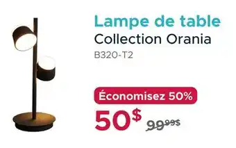 Bath Depot Lampe de table collection orania offer