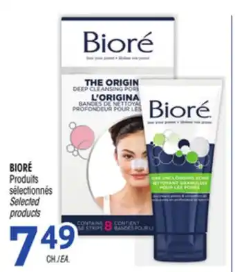 Uniprix Bioré produits sélectionnés/ selected products offer