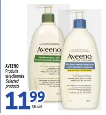 Uniprix Aveeno produits sélectionnés/selected products offer
