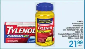 Uniprix Tylenol acétaminophène/acetaminophen offer
