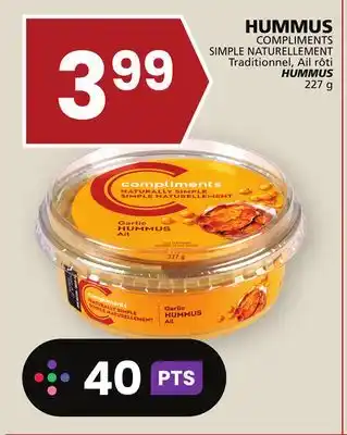 Rachelle-Bery Grocery Compliments simple naturellement hummus offer