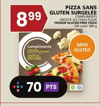 Rachelle-Bery Grocery Compliments frozen gluten-free pizza offer