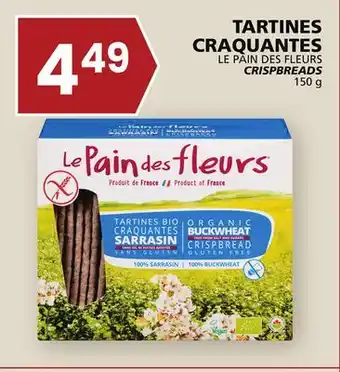 Rachelle-Bery Grocery Le pain des fleurs crispbreads offer