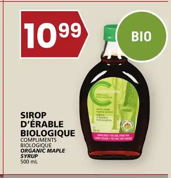 Rachelle-Bery Grocery Compliments biologique organic maple syrup offer