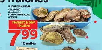 Super C Huîtres malpèque standard | standard malpeque oysters offer