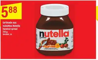 Maxi Tartinade aux noisettes nutella, 725 g offer