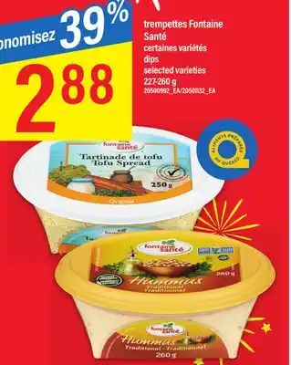 Maxi Trempettes fontaine santé, 227-260 g offer