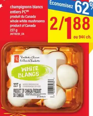 Maxi Champignons blancs entiers pcmd, 227 g offer