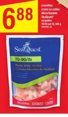 Maxi Crevettes crues ou cuites décortiquées seaquest offer