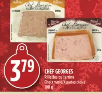 Marché Adonis Chef georges rillettes ou terrine offer