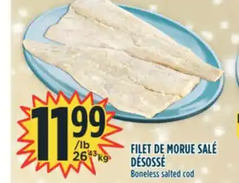 Marché Adonis Filet de morue salé désossé offer