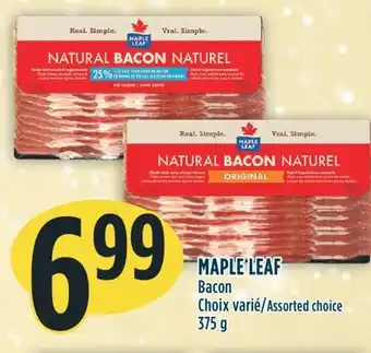 Marché Adonis Maple leaf bacon offer