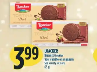 Marché Adonis Loacker biscuits offer