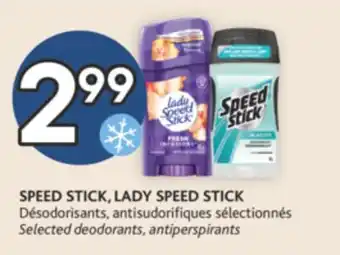 Brunet Speed stick, lady speed stick désodorisants, antisudorifiques sélectionnés offer