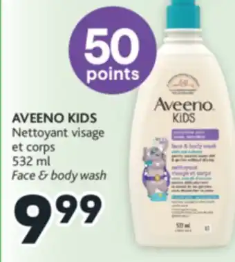 Brunet Aveeno kids nettoyant visage et corps offer