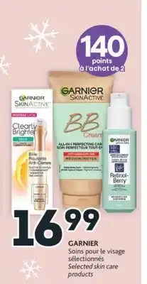 Brunet Garnier soins pour le visage sélectionnés offer