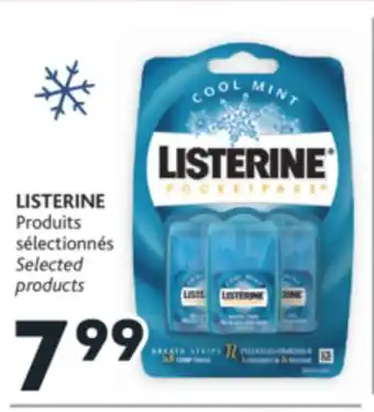Brunet Listerine produits sélectionnés offer