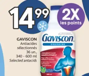 Brunet Gaviscon antiacides sélectionnés offer