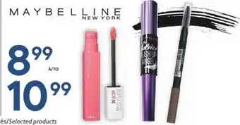 Brunet Maybelline new york produits sélectionnés offer