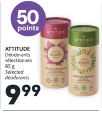 Brunet Attitude déodorants sélectionnés offer
