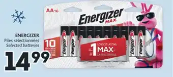 Brunet Energizer piles sélectionnées offer