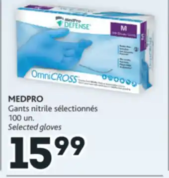 Brunet Medpro gants nitrile sélectionnés offer