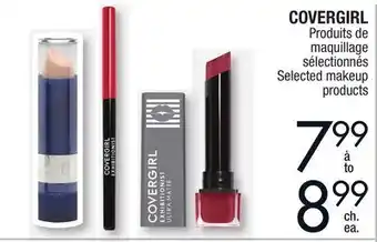 Jean Coutu Covergirl selected makeup products offer