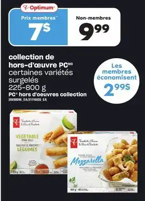 Provigo Collection de hors-d'œuvre pc, 225-800 g offer