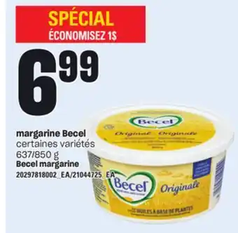 Provigo Margarine becel, 637/850 g offer
