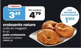 Provigo Croissants nature, 6 un offer