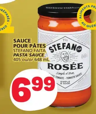 Marché Bonichoix Stefano faita pasta sauce offer