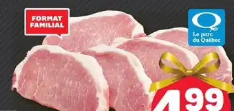 Marché Bonichoix Fresh boneless pork loin chops offer