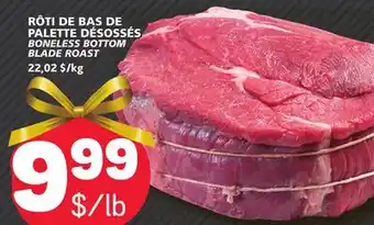 Marché Bonichoix Boneless bottom blade roast offer