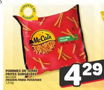 Marché Bonichoix Mccain frozen fried potatoes offer